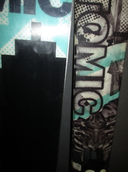 Juniorské freestyle lyže ATOMIC PUNX Jr 120cm, VÝBORNÝ STAV