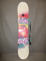 Snowboard SALOMON LOTUS 138cm + NOVÉ vázání, VÝBORNÝ STAV