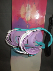 Snowboard SALOMON LOTUS 138cm + NOVÉ vázání, VÝBORNÝ STAV