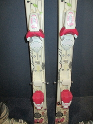 Juniorské lyže ROSSIGNOL DIVA 130cm + Lyžáky 24,5cm, SUPER STAV 