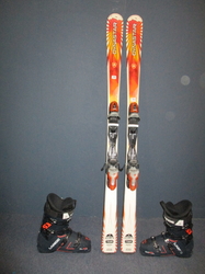 Juniorské lyže DYNASTAR CHAM TEAM 150cm + Lyžáky 28,5cm, VÝBORNÝ STAV 