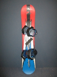 Snowboard F2 MIC 125cm + vázání, VÝBORNÝ STAV