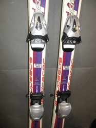 Juniorské lyže COMP 140cm + Lyžáky 26cm, VÝBORNÝ STAV   