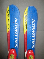 Dětské lyže SALOMON GROM 80cm + Lyžáky 19,5cm, VÝBORNÝ STAV