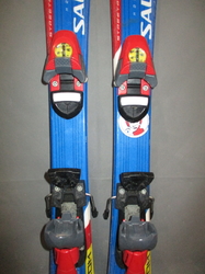 Dětské lyže SALOMON GROM 80cm + Lyžáky 19,5cm, VÝBORNÝ STAV