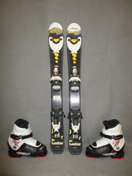 Dětské lyže WEDZE ONEBREAKER 80cm + Lyžáky 18,5cm, VÝBORNÝ STAV