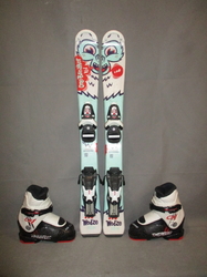 Dětské lyže WEDZE ONEBREAKER 80cm + Lyžáky 17,5cm, VÝBORNÝ STAV