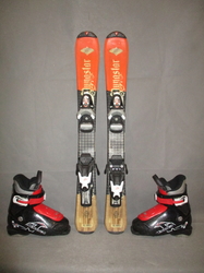 Dětské lyže DYNASTAR LEGEND 80cm + Lyžáky 18,5cm, VÝBORNÝ STAV