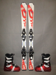 Dětské lyže DYNAMIC VR 07 110cm + Lyžáky 22cm, SUPER STAV