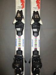 Juniorské lyže DYNAMIC VR 07 120cm + Lyžáky 24,5cm, SUPER STAV