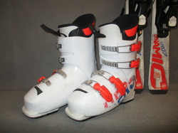 Juniorské lyže DYNAMIC VR 07 120cm + Lyžáky 24,5cm, SUPER STAV
