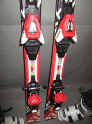Juniorské lyže ATOMIC REDSTER XT EDGE 115cm + Lyžáky 24cm, SUPER STAV  
