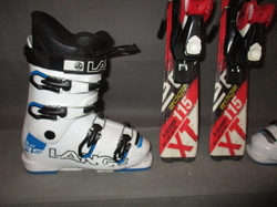 Juniorské lyže ATOMIC REDSTER XT EDGE 115cm + Lyžáky 24cm, SUPER STAV  
