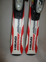 Juniorské lyže HEAD SUPER SHAPE TEAM 127cm, VÝBORNÝ STAV 