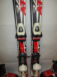 Dětské lyže ATOMIC RACE 90cm + Lyžáky 19,5cm, VÝBORNÝ STAV