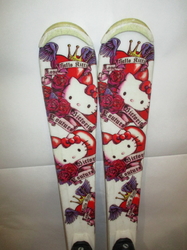 Juniorské lyže HEAD HELLO KITTY 117cm + Lyžáky 23cm, VÝBORNÝ STAV