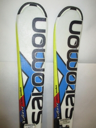 Dětské lyže SALOMON X RACE 110cm + Lyžáky 23,5cm, SUPER STAV