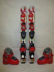 Dětské lyže ATOMIC REDSTER XT 70cm + Lyžáky 15,5cm, SUPER STAV