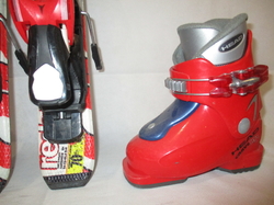 Dětské lyže ATOMIC REDSTER XT 70cm + Lyžáky 15,5cm, SUPER STAV