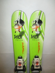 Dětské lyže ROSSIGNOL KIDI 80cm + Lyžáky 18,5cm, VÝBORNÝ STAV