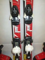 Dětské lyže ATOMIC RACE 80cm + Lyžáky 17,5cm, VÝBORNÝ STAV