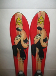 Dětské lyže VÖLKL POWER MICKEY 90cm + Lyžáky 19cm, VÝBORNÝ STAV