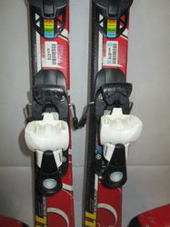 Dětské lyže ATOMIC RACE 110cm + Lyžáky 22,5cm, VÝBORNÝ STAV