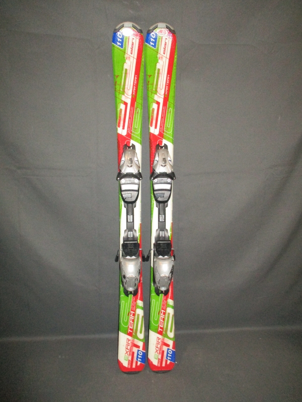 Dětské lyže ELAN EXAR TEAM 110cm, SUPER STAV
