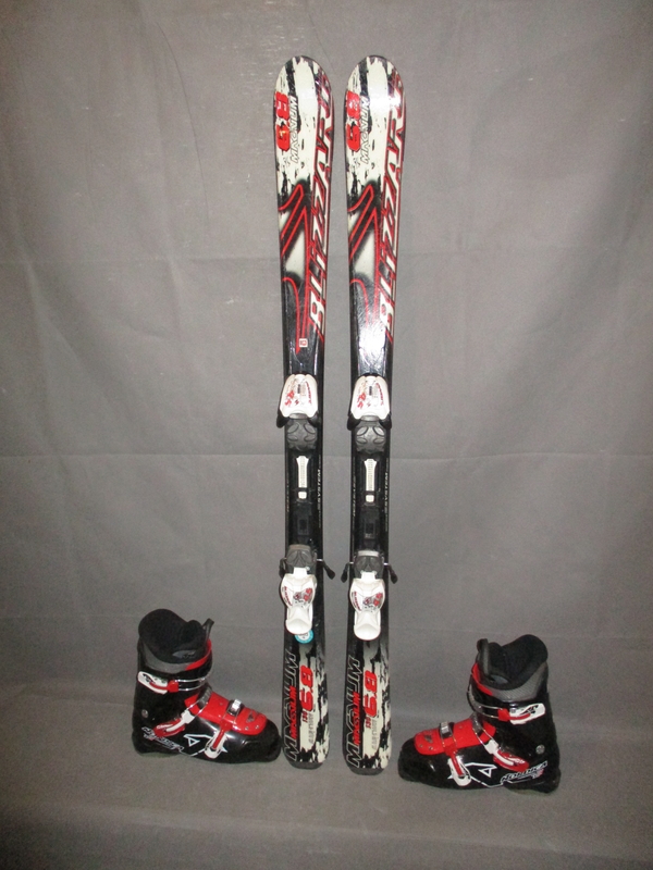 Juniorské lyže BLIZZARD MAGNUM 6.8 130cm + Lyžáky 26,5cm, VÝBORNÝ STAV