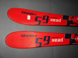 Dětské lyže HEAD PEAK 65 97cm + Lyžáky 21cm, SUPER STAV