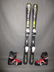 HEAD SUPERSHAPE 117cm + Lyžáky 24,5cm