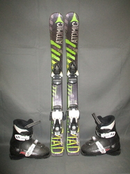 Dětské lyže ATOMIC NOMAD 90cm + Lyžáky 19,5cm, VÝBORNÝ STAV