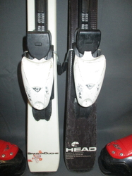 Dětské lyže HEAD SPARTA CUCHE 97cm + Lyžáky 20,5cm, VÝBORNÝ STAV