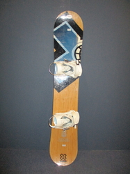Snowboard X-GAMES 147cm + vázání, VÝBORNÝ STAV