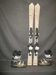 SALOMON CANDY 120cm + Lyžáky 24,5cm