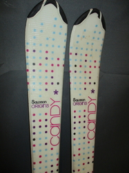 SALOMON CANDY 120cm + Lyžáky 24,5cm