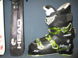 HEAD SPARTA CUCHE 137cm + Lyžáky 27cm