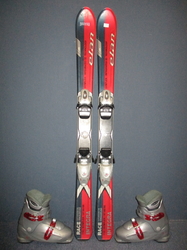 Dětské lyže ELAN RACE 110cm + Lyžáky 22,5cm, SUPER STAV