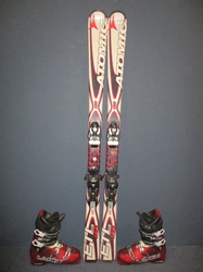 Carvingové lyže ATOMIC ETL 155cm + Lyžáky 27cm, VÝBORNÝ STAV