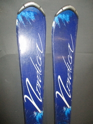 Juniorské lyže NORDICA LITTLE BELLE 120cm + Lyžáky 24,5cm, SUPER STAV