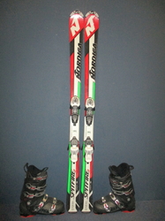 Juniorské lyže NORDICA SPITFIRE 150cm + Lyžáky 28,5cm, VÝBORNÝ STAV