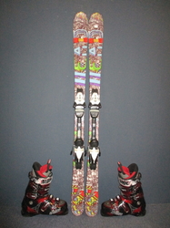 Juniorské lyže HEAD MOJO 137cm + Lyžáky 27cm, SUPER STAV
