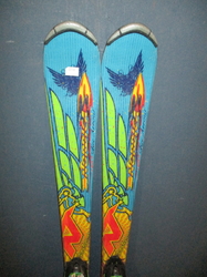 Juniorské lyže NORDICA FIREARROW 140cm + Lyžáky 27,5cm, VÝBORNÝ STAV