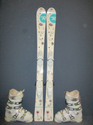 ROSSIGNOL DIVA 120cm + Lyžáky 24,5cm