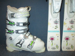 ROSSIGNOL DIVA 120cm + Lyžáky 24,5cm