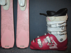 ROSSIGNOL EXPERIENCE PRO 122cm + Lyžáky 24,5cm