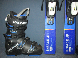 SALOMON S/RACE MT 120cm + Lyžáky 23,5cm