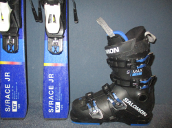 SALOMON S/RACE MT 120cm + Lyžáky 23,5cm
