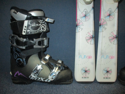 ROSSIGNOL FUN GIRL 130cm + Lyžáky 24,5cm