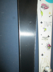 ROSSIGNOL DIVA 130cm + Lyžáky 25,5cm